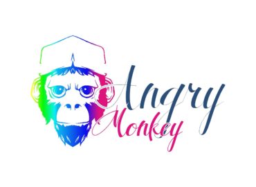 Angry Monkey Logo Design