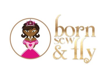 Born Sew Fly 3 Logo Design