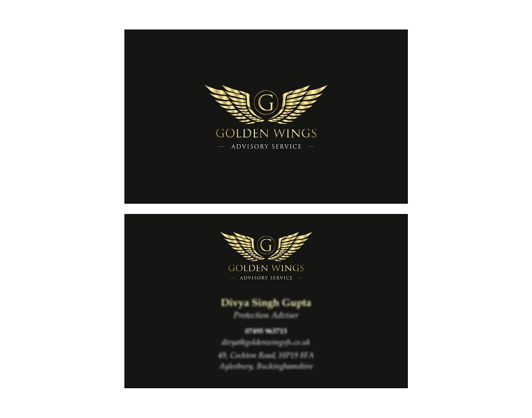 Golden Wings Advisory Service Business Card