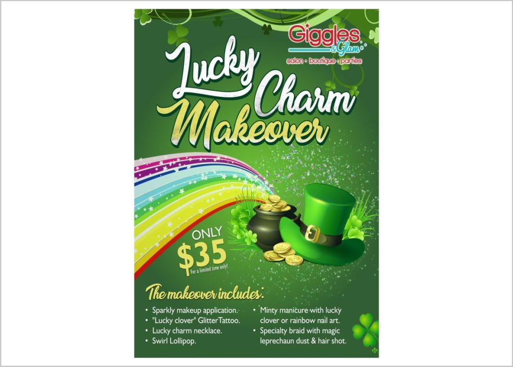 Lucky Charm Makeover Flyers