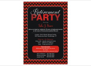 Retirement Party Flyers