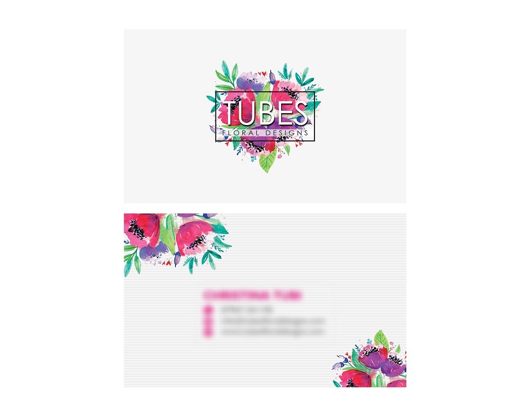 Tubes Floral Designs Business Card