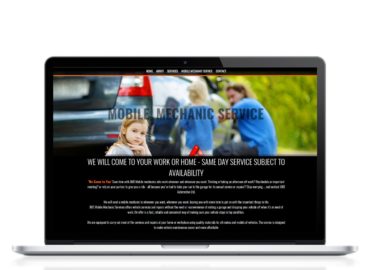 Mobile Machine Service Website Design