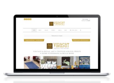 Virasat Website Design