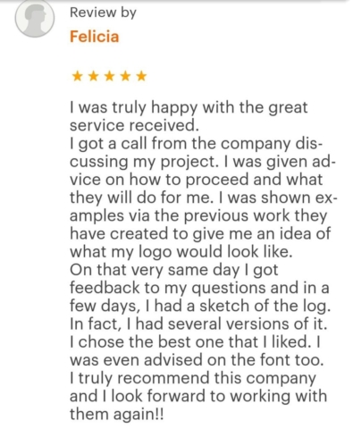 Client Review By felicia