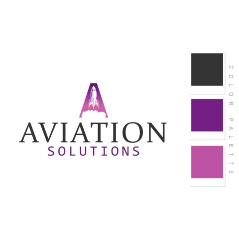 Aviation Solutions Logo Design