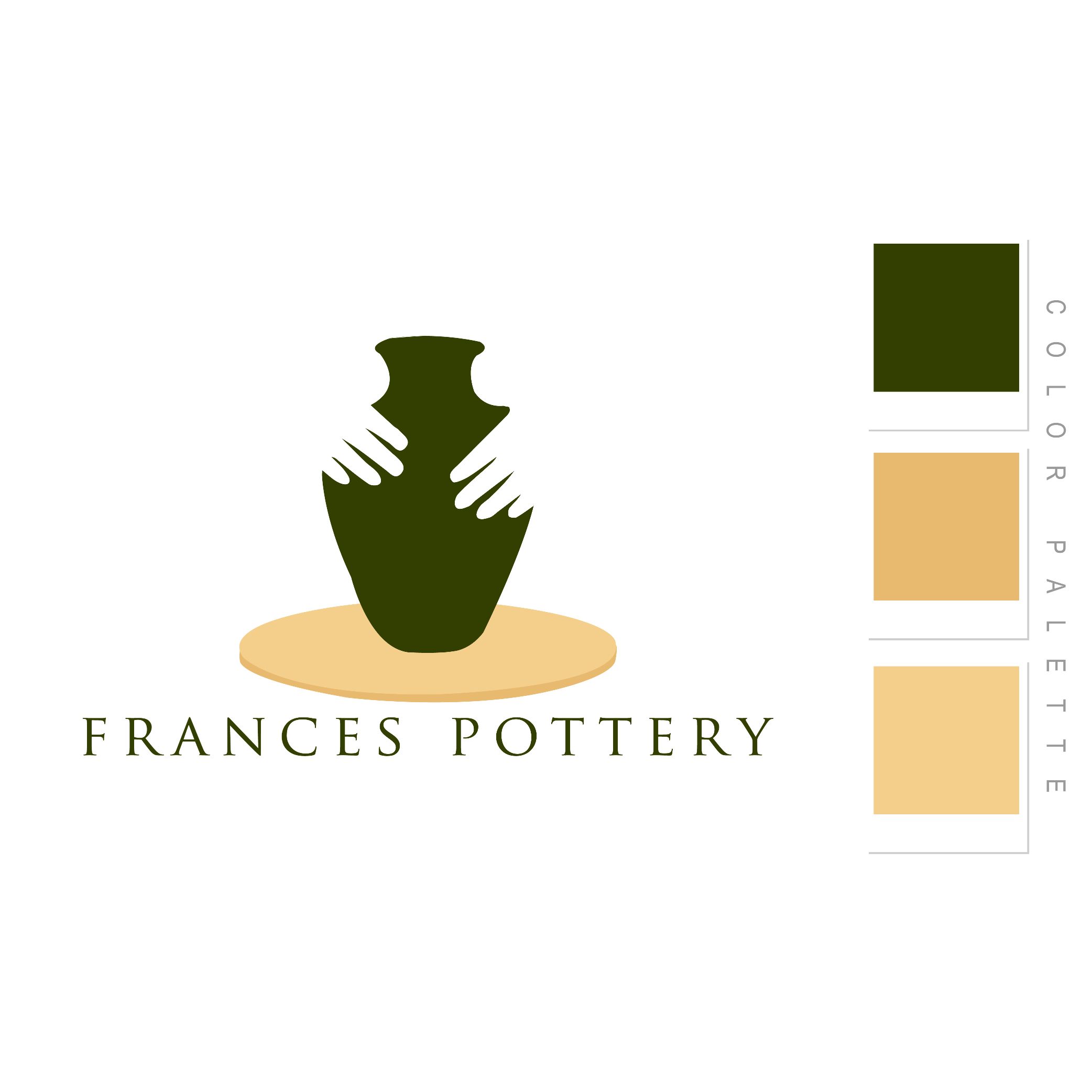 Frances Pottery Logo Design
