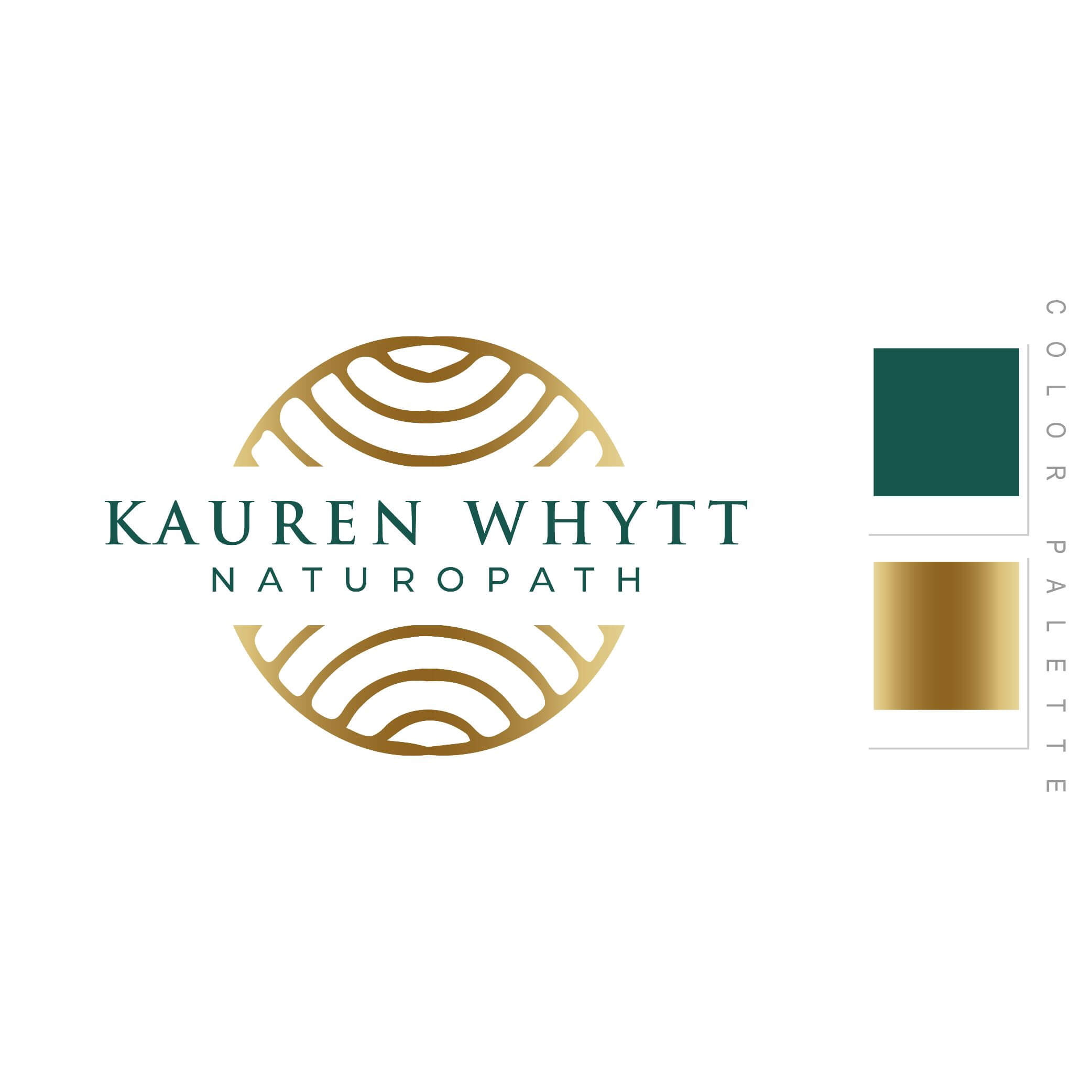Kauren Whytt Naturopath Logo Design