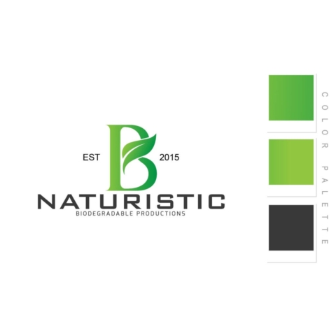 Naturistic Biodegradable Productions Logo Design