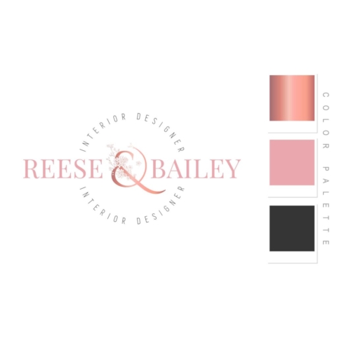 Reese and Bailey Interior Designer Logo Design