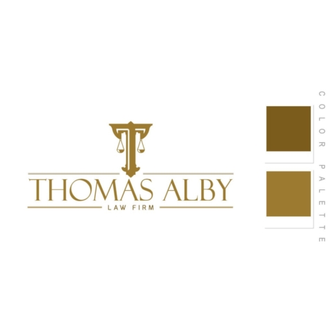 Thomas Alby Law Firm Logo Design