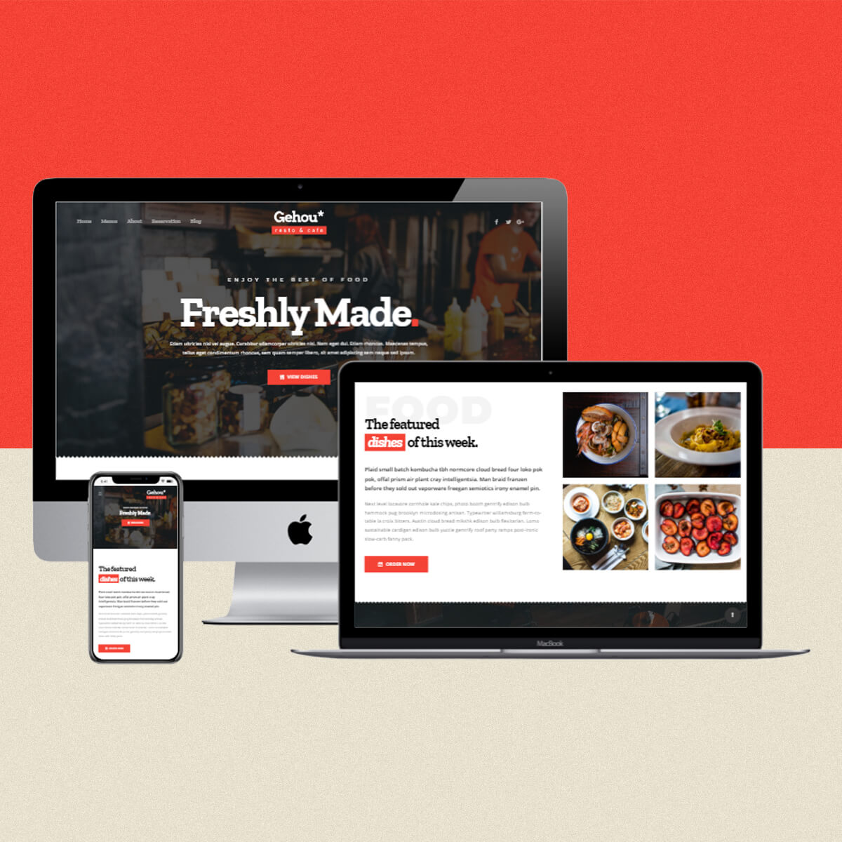 Food & Restaurant Website Design3
