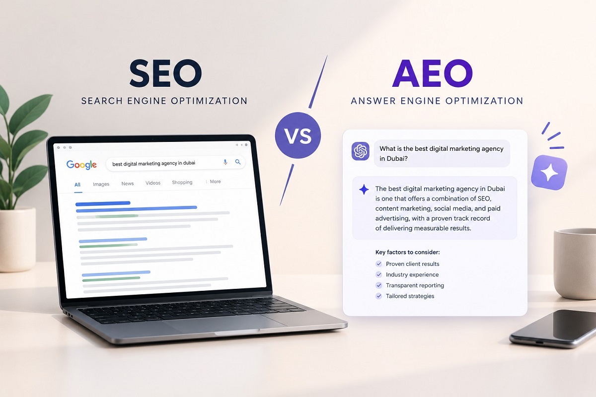 SEO vs AEO_ Search and AI Answers