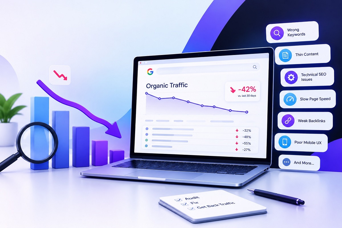 Why Is Your Website Losing Organic Traffic 12 SEO Issues to Check